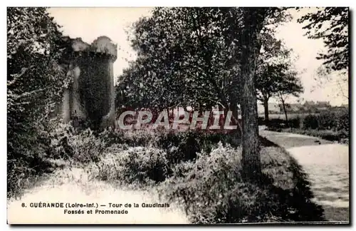 Cartes postales Guerande Tour de la Gaudinals Fosses et Promenade