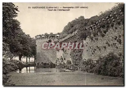 Cartes postales Guerande Remparts Tour de l Abreuvolr