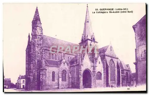 Cartes postales Guerande La Collegiale St Aubin