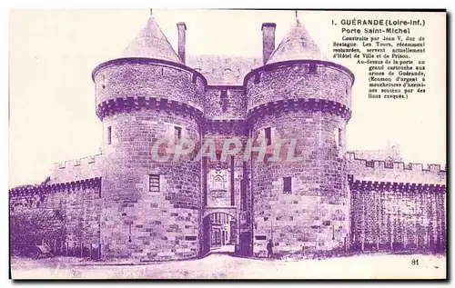 Cartes postales Guerande Porte Saint Michel