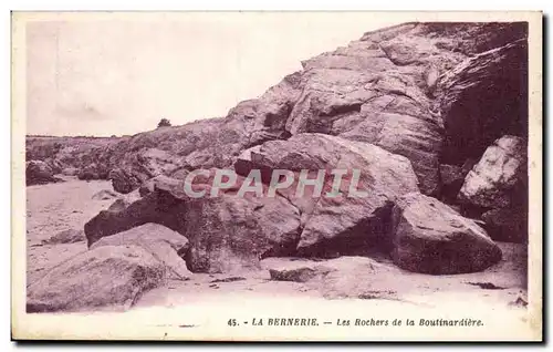 Cartes postales La Bernerie Les Rochers de la Boutinadiere