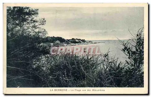 Cartes postales La Bernerie La Plage vue des Merudieres