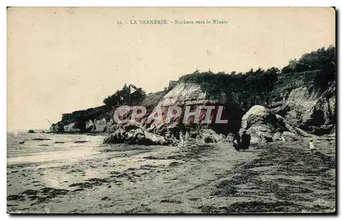 Cartes postales La Bernerie Rochers vers la Ricais