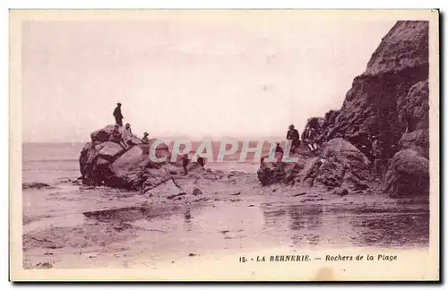 Cartes postales La Bernerie Rochers de la Plage