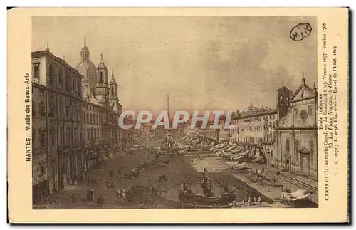 Cartes postales Nantes Musee des Beaux Arts Ecole Italienno canaletto Antonio Canal ou da Canale dit le Venise 1