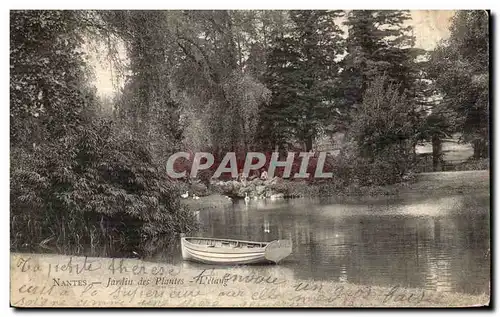 Ansichtskarte AK Nantes Jardin des Plantes L etang