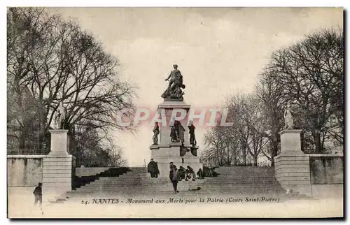 Ansichtskarte AK Nantes Monument aux Morts pour la Palrie Cours Saint Pierre