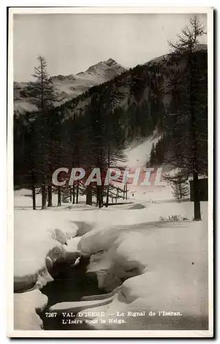 Cartes postales moderne Val D Isere Le Signal de I Iseran L Isere sous la Nelge