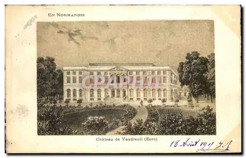 Cartes postales En Normandie Chateau de Vaudreuil