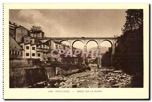 Ansichtskarte AK Saint Claude Viaduc Sur La Bienne