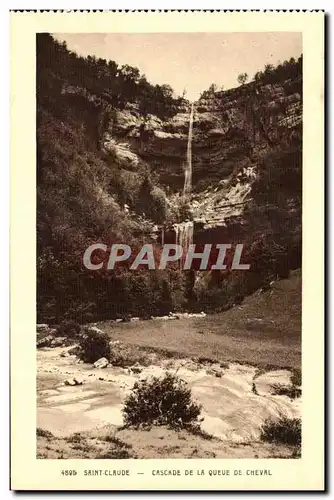 Cartes postales Saint Claude Cascade De La Queue De Cheval
