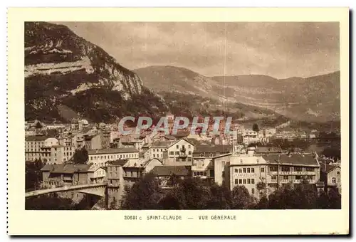 Cartes postales Saint Claude Vue Generale