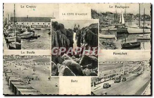 Cartes postales Le Croisic La Cote D Amour Le Pouliguen La Baule Batz Pornichet