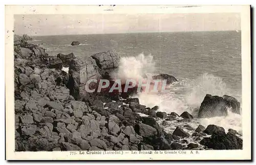 Cartes postales Le Croisic Les Brisants de la Grande Cote