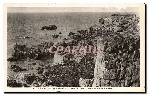 Cartes postales Le Croisic Sur la Cote au bas de la Falalse