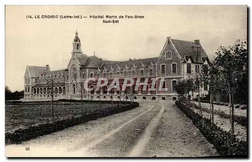 Cartes postales Le Croisic Hopital Marin de pen Bron Sud Est