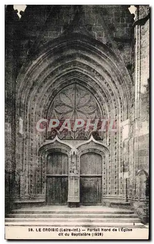 Cartes postales Le Croisic Portail Nord de I Eglise dit du Baptistere