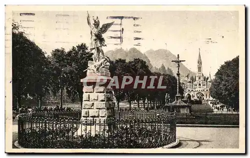 Ansichtskarte AK Lourdes Saint Michel et la Basilique