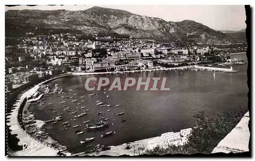 Cartes postales La Cote d Azur Monte Carlo vu de Manaco