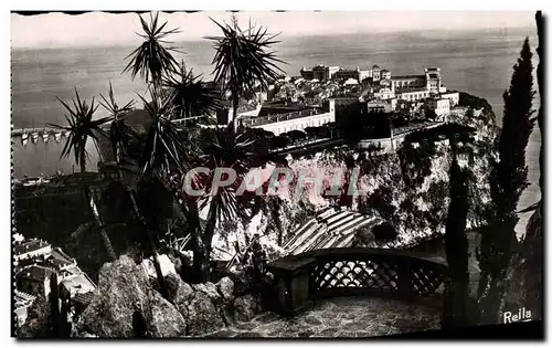 Cartes postales la Cote d Azur Monte Carlo Le Rocher de Monaco