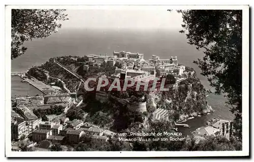 Cartes postales Principaute de Monaco Ville sur Son Rocher