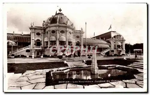 Cartes postales moderne Royan Les nouveaux jardins du casino municipal