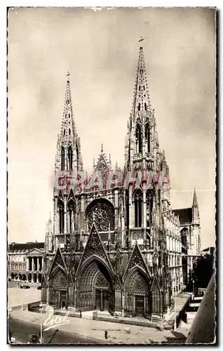 Cartes postales moderne Rouen facade de I Eglise Saint Ouen front of St Ouen Church