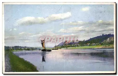 Cartes postales Bateau sur un fleuve