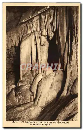 Ansichtskarte AK Les Pyrenees Les Grottes De Betharram La Fenetre du Sphinx