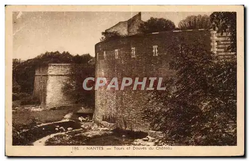 Ansichtskarte AK Nantes Tours et Douves du Chateau