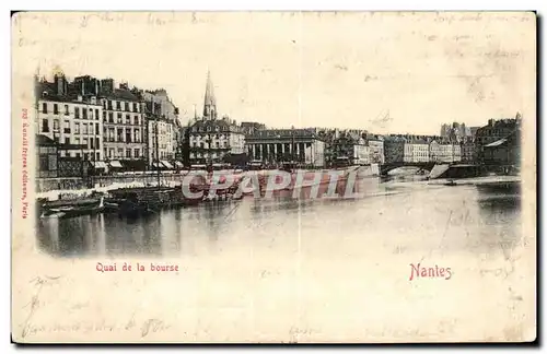 Cartes postales Nantes Quai de la bourse