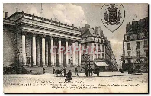 Cartes postales Nantes Le Theatre Graslin