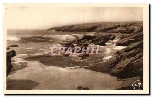 Cartes postales Quiberon La Cote Sauvage Vers Port Kerve
