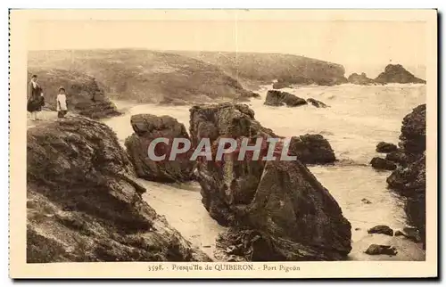 Cartes postales Presqu lle de Quiberon Port Pigeon