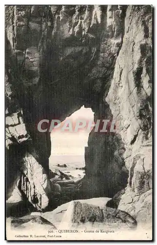 Cartes postales Quiberon Grotte de Kergroix
