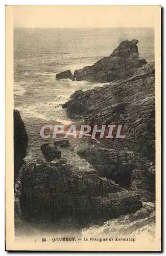 Cartes postales Quiberon Le Precipice de Kerniscap