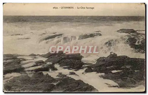 Ansichtskarte AK Quiberon La Cote Sauvage