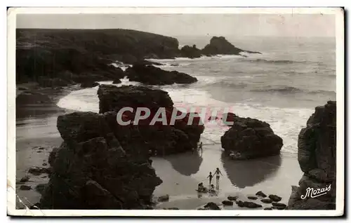 Ansichtskarte AK Quiberon La Cote sauvage a Port Blanc