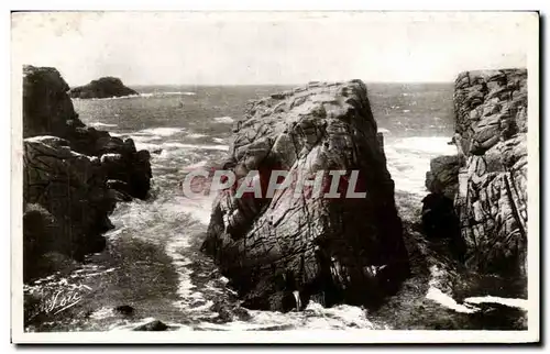 Ansichtskarte AK Presqu ile de Quiberon Couloirs de Port Bara