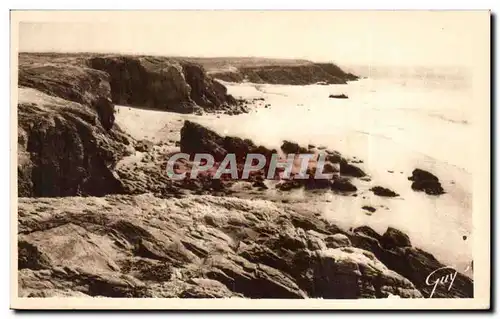 Ansichtskarte AK Quiberon La Cote Sauvage Vere Port Bara Et Port Pigeon