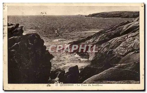 Cartes postales Quiberon Le Trou du Souffleur