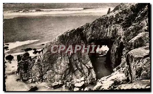 Moderne Karte Presqu ile de Quiberon Arche de Port Bara