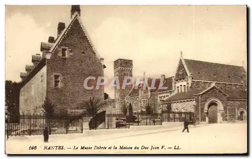 Ansichtskarte AK Nantes Le Musee Dobree et la Maison du Duc Jean