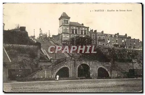 Ansichtskarte AK Nantes Escalier de Sainte Anne