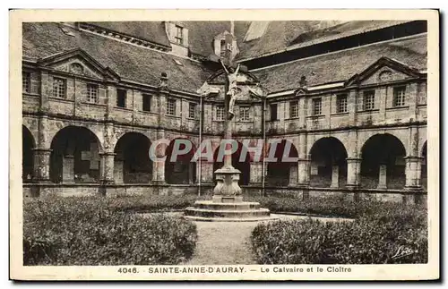 Cartes postales Sainte anne D Auray Le Calvaire et le Cloitre Christ