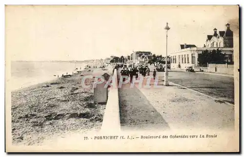 Cartes postales Pornichet Boulevard des Oceanides Vers La Baule