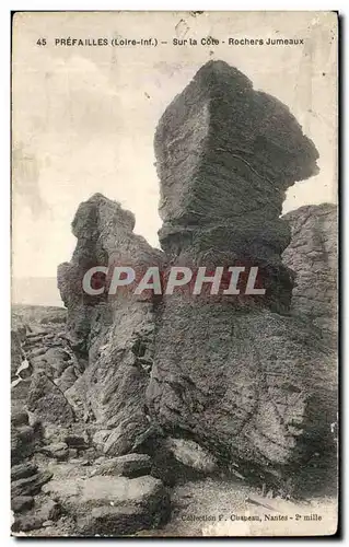 Ansichtskarte AK Prefailles Sur la Cote Rochers Jumeaux