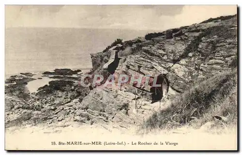 Ansichtskarte AK Sainte Marie sur Mer Rocher de la Vierge