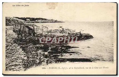 Cartes postales Pornic A la Noeveillard vue de la Cote vers Pornic