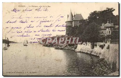 Cartes postales Pornic Le Chateau cote de la Mer